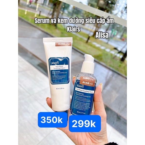 Sản phẩm cấp ẩm Klairs - ALISA