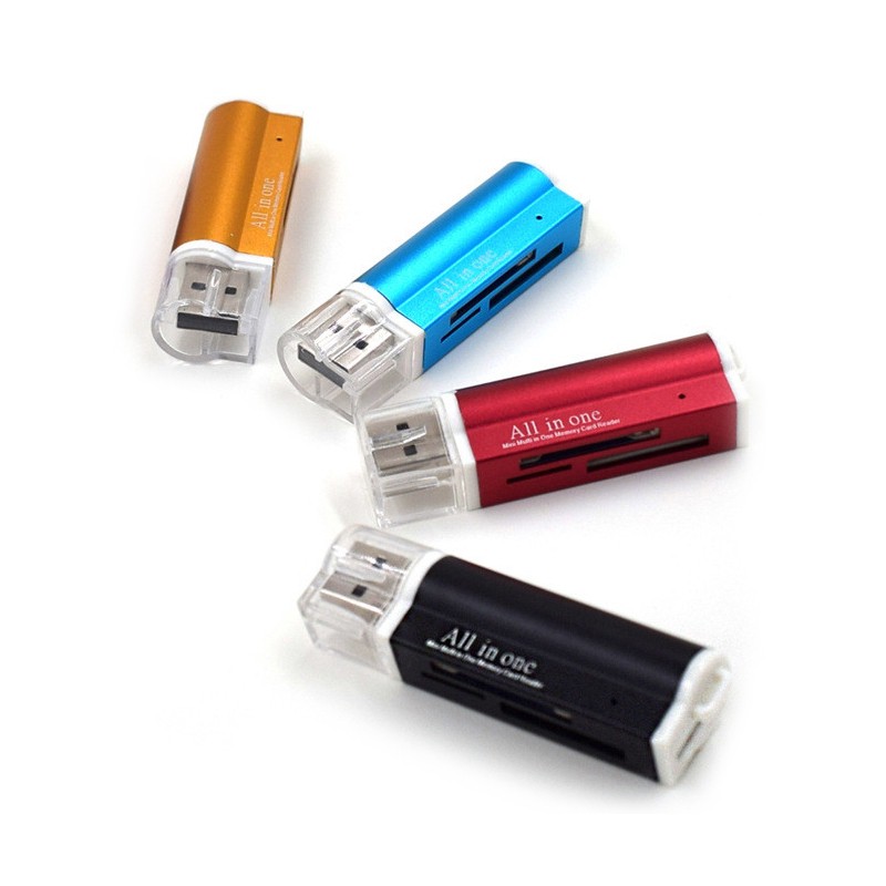 Đầu Đọc Thẻ Nhớ Usb 2.0 4 Trong 1 Đa Năng