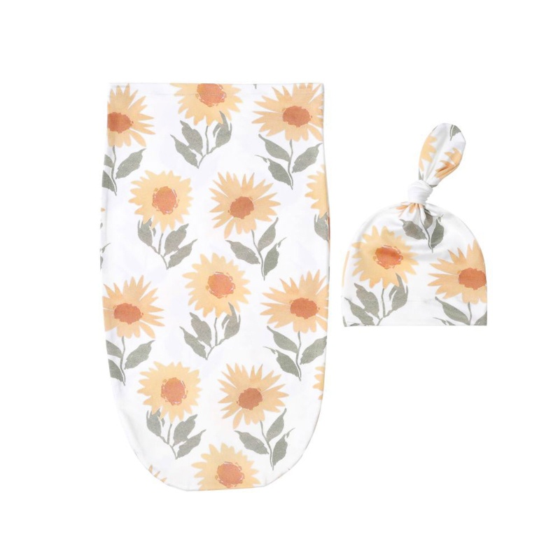 Chăn Quấn Kèm Nón Mềm Mại Làm Phụ Kiện Chụp Ảnh Cho Bé Sơ Sinh