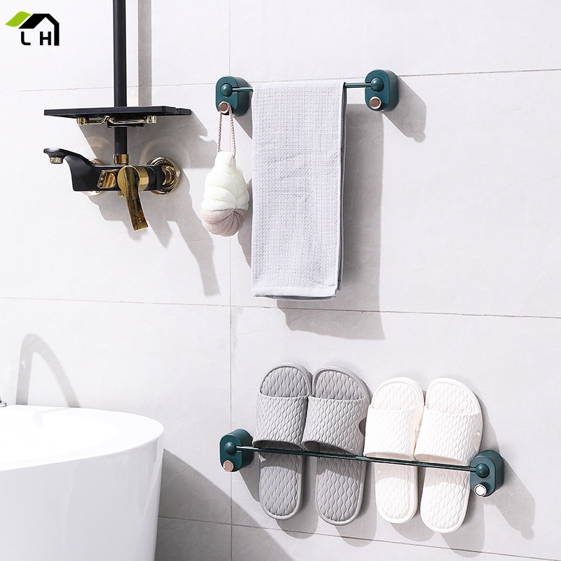 Giá treo khăn gắn tường không cần khoan tiện dụng dành cho nhà tắm（LO78)