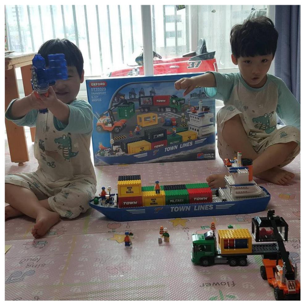 Lego City Cảng Vận Tải Oxford ST33323 - Đồ Chơi Xếp Hình Khối Lego Cho Bé Từ 8 Tuổi, gồm 900 Chi Tiết, Nhập Khẩu 100%