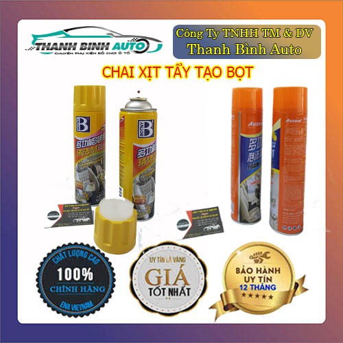 Chai Xịt Tẩy Tạo Bọt - Chai Xịt Tẩy Vệ Sinh Nội Thất Xe Hơi Foam Cleaner Giá Tốt