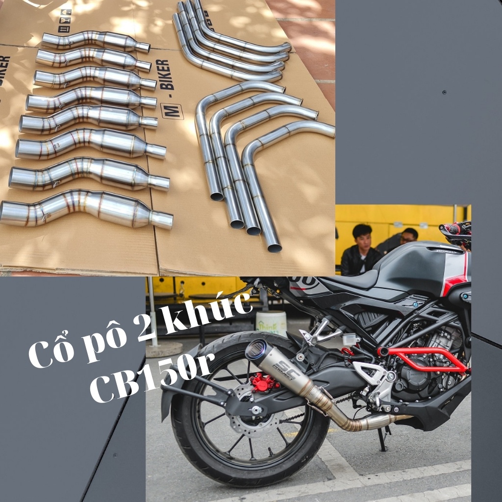 Cổ bô 2 khúc  honda cbr150