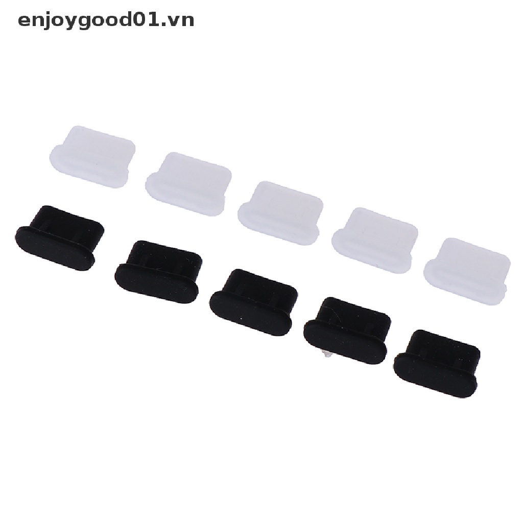 Bộ 5 Nắp Đậy Cổng Sạc USB type-c Chống Bụi Tiện Dụng