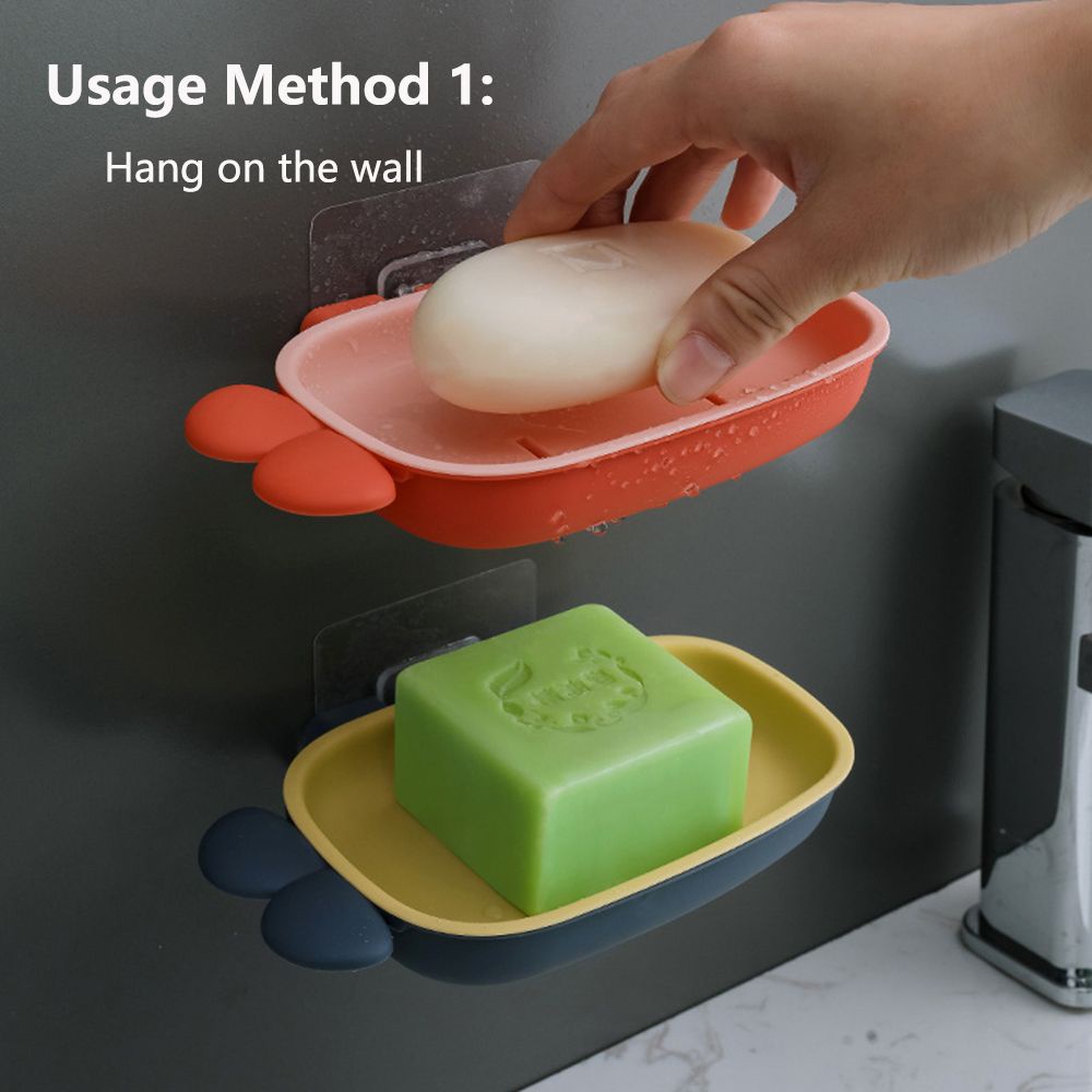 Khay Đựng Xà Phòng Không Đục Lỗ Nhiều Màu Sắc Cho Nhà Bếp/Phòng Tắm