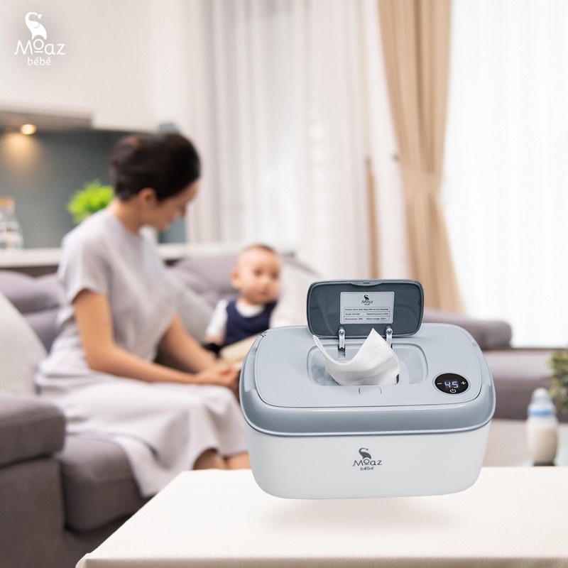 Máy Hâm Khăn, Máy Làm Ấm Khăn Ướt Moaz Bebe MB008