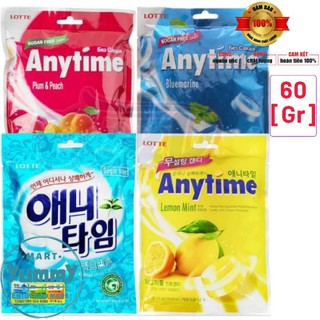 Kẹo Anytime Xylitol Lotte 60gr (4 Vị )