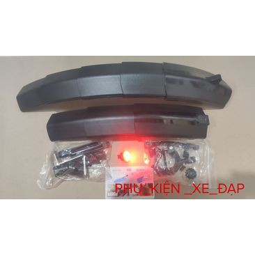 Chắn bùn rút xe đạp cao cấp có đèn báo