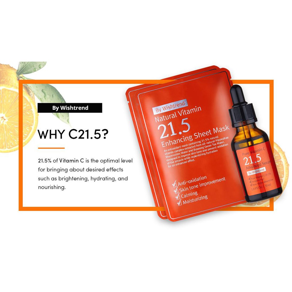 [Mẫu Mới] Tinh Chất Làm Mờ Mụn Thâm - Dưỡng Trắng Da By Wishtrend Pure Vitamin C 15% Advanced Serum | BigBuy360 - bigbuy360.vn