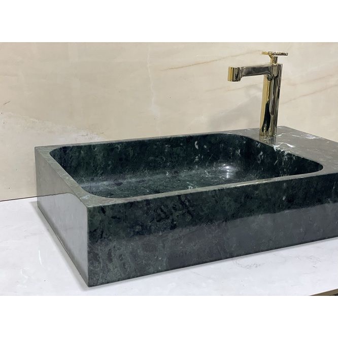 LAVABO ĐÁ TỰ NHIÊN - XANH ẤN ĐỘ - XCN47 ( KHÔNG BAO GỒM VÒI)