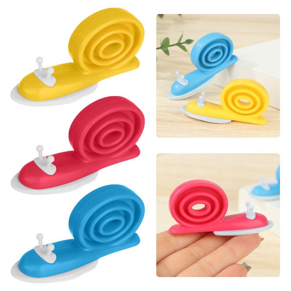 1 Miếng Chặn Cửa Hình Ốc Sên Bằng Cao Su Dễ Thương Bảo Vệ An Toàn Cho Bé