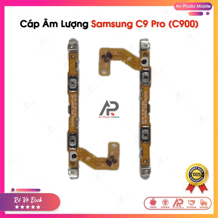 Cáp Nút Âm Lượng Samsung C9 Pro / C900 - Dây cáp phím âm thanh (volume) điện thoại Samsung Galaxy Zin bóc máy