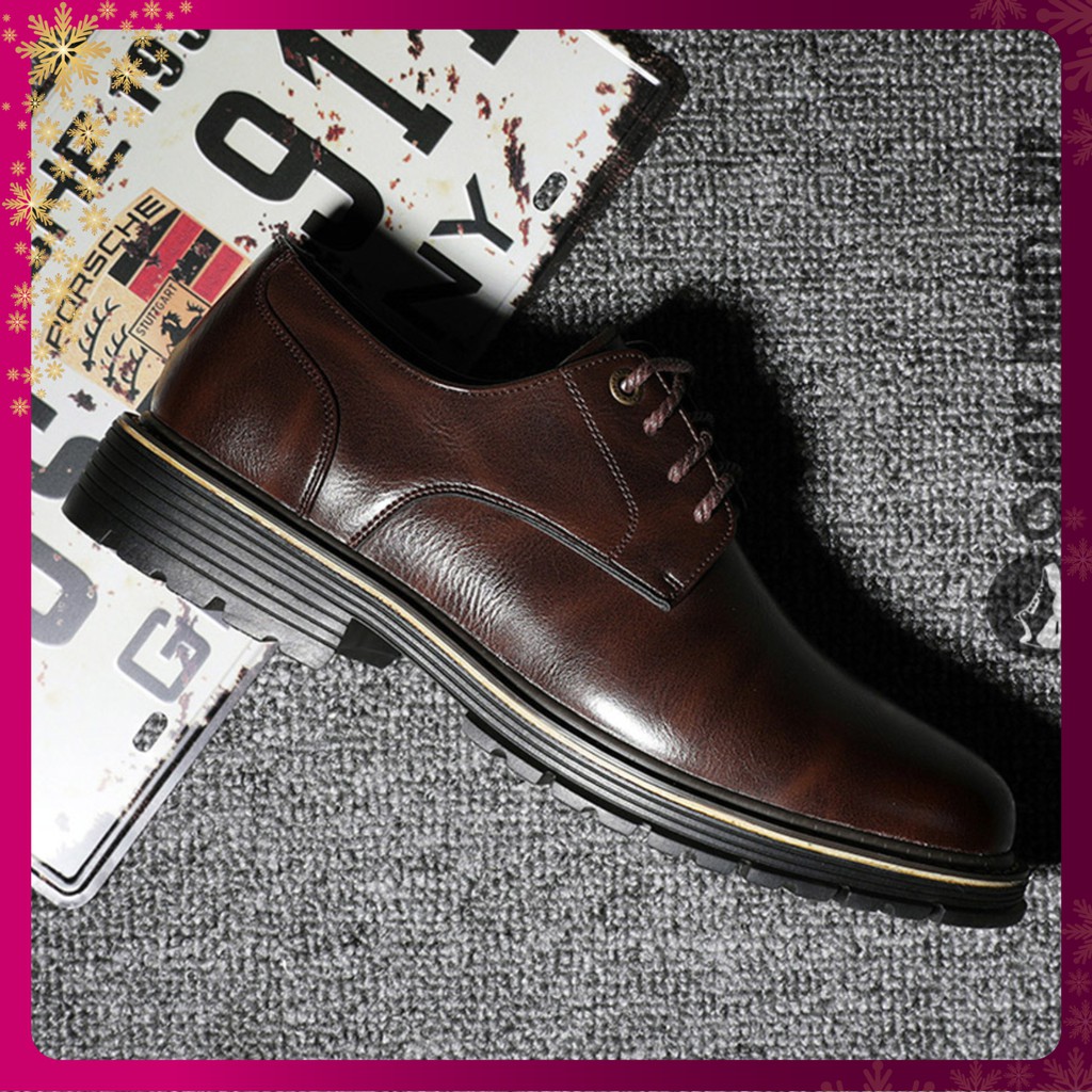 Giày Nam Công Sở - FREESHIP - Giầy Đốc Nam Buộc Dây Truyền Thống GNK21 | BigBuy360 - bigbuy360.vn