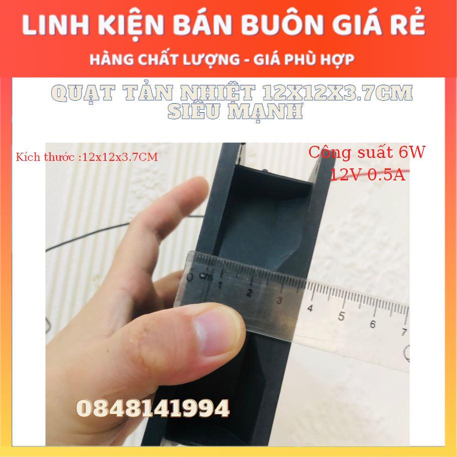 Quạt Tản Nhiệt Siêu Mạnh 12V0.5A 12x12x3.7CM Hãng Fanec cực bền dùng trong công nghiệp