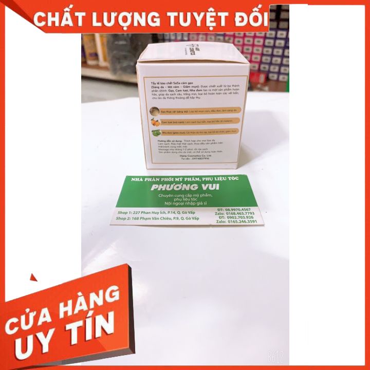 Tẩy tế bài chết sa sa 180gr-Tẩy tế bài chết sa sa--tẩy sạch lớp sừng già cỗi lâu ngày -giúp cho làn da sáng min