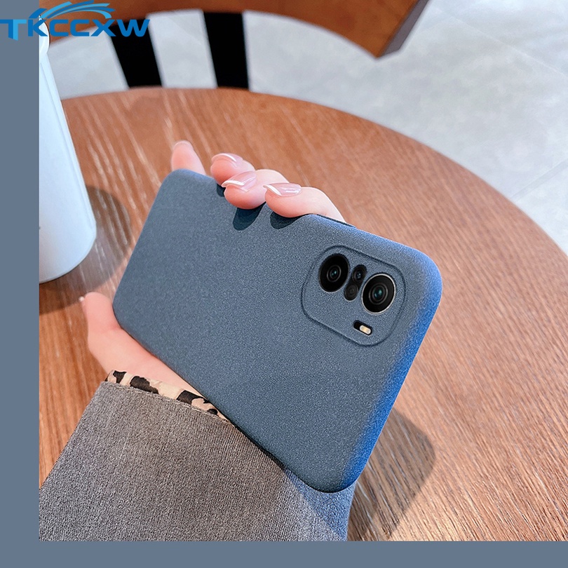 Ốp Điện Thoại Silicon Mềm Nhám Chống Vân Tay Cho Xiaomi Mi 12 Pro Redmi 10A 10C Poco M4 X4 Pro X4 NFC