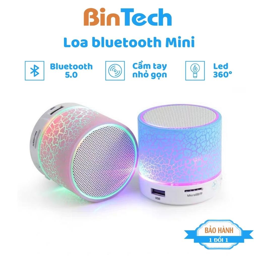 Loa bluetooth mini không dây,nghe nhạc,giá rẻ,công nghệ blutooth 5.0 BINTECH