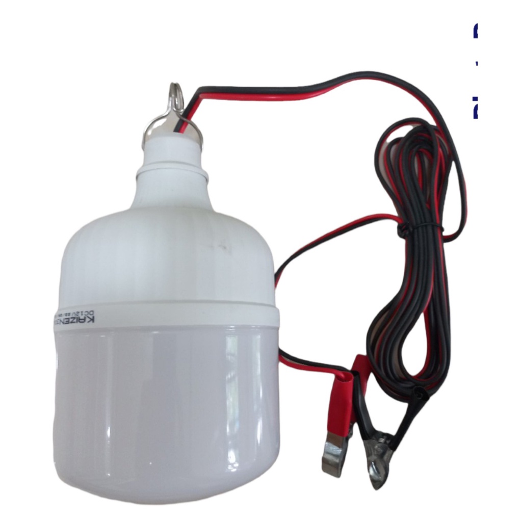 BÓNG ĐÈN LED 30W CẶP BÌNH ĐIỆN ẮC QUY 12V, BÒNG ĐÈN DÙNG ĐIỆN ẮC QUY