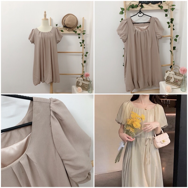 Đầm vin hoa babydoll đầm bầu hiệu ZaaRa 2hand BIG SIZE