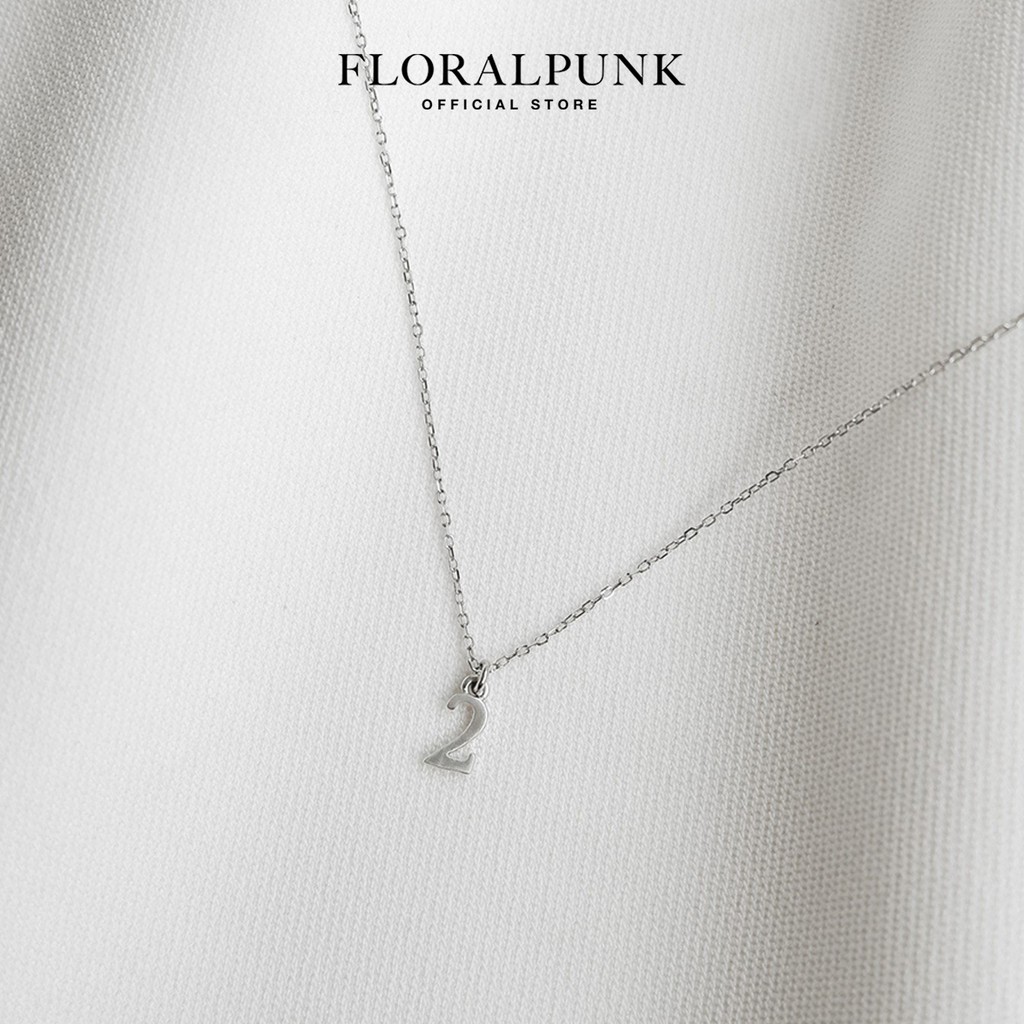 [Mã WABRFP153 giảm 12% đơn 500K] Vòng cổ Floralpunk Number Necklace Bạc 925