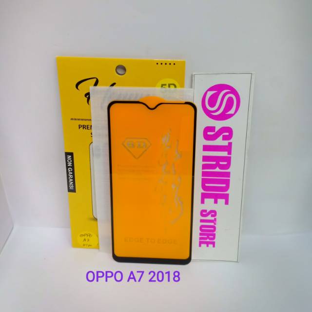 Kính Cường Lực 5d Bảo Vệ Toàn Diện Cho Oppo A7 2018 / Oppo A83 / Oppo A71 / Oppo Realme U1