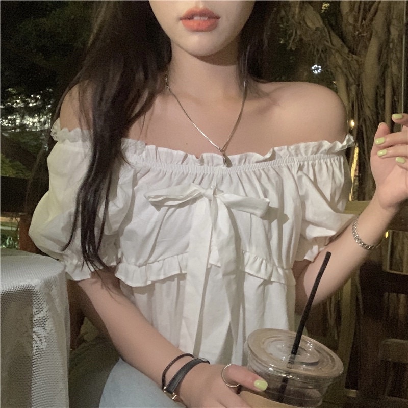 Áo croptop nơ