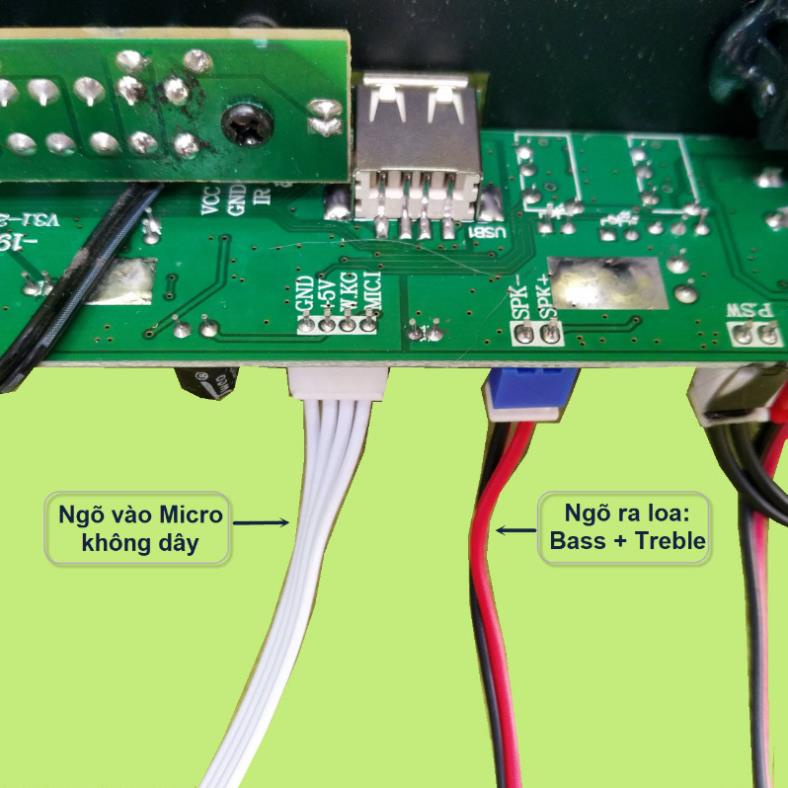 Mạch loa kéo DPA dùng Pin 18650, sạc 5V - công suất 25W - 45W