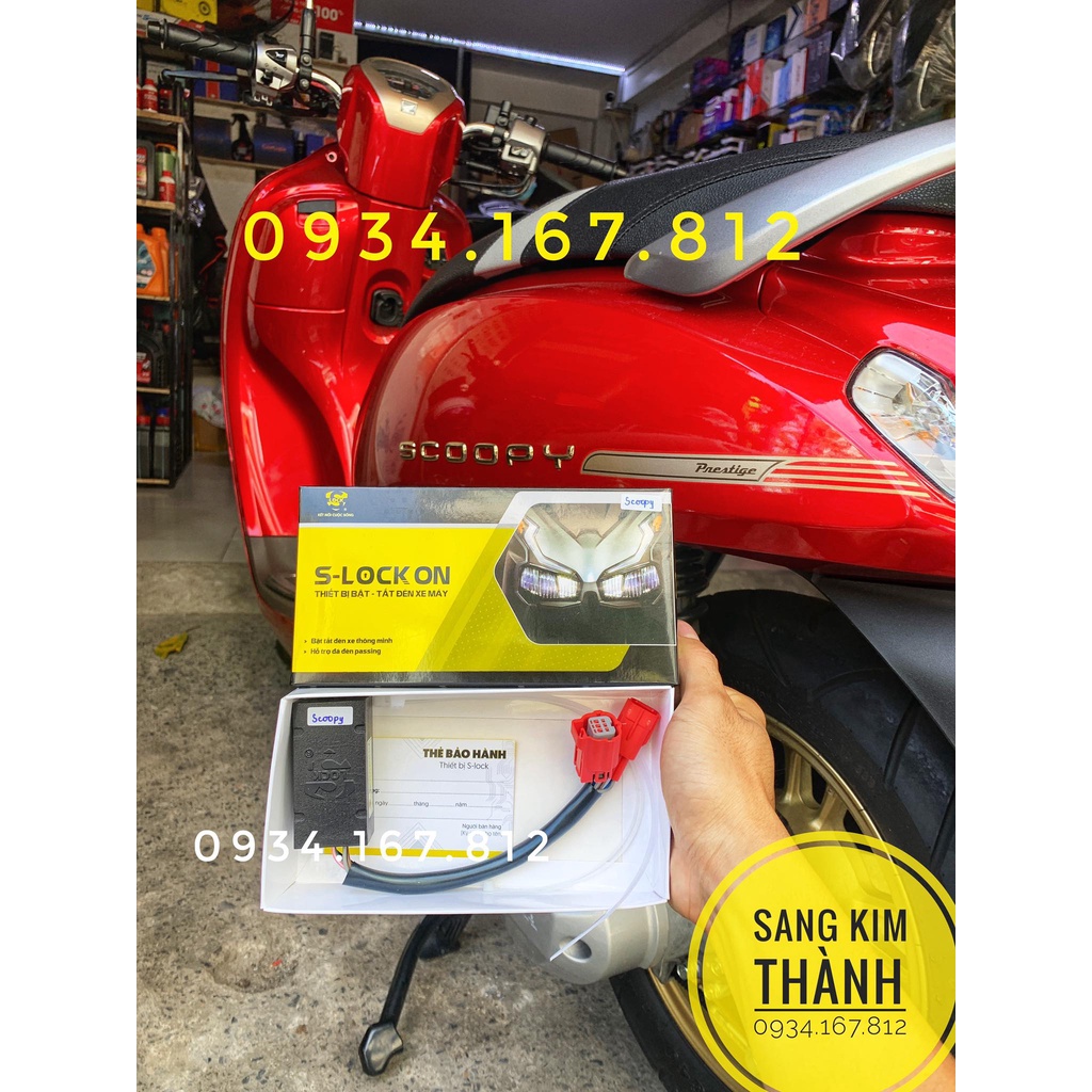 Bộ Tắt Mở Đèn Xe HONDA SCOOPY 110 ĐỜI MỚI