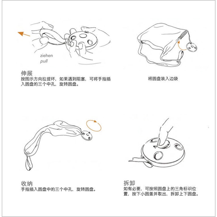 Túi Mua Sắm Siêu Nhỏ Đa Năng Thân Thiện Với Môi Trường