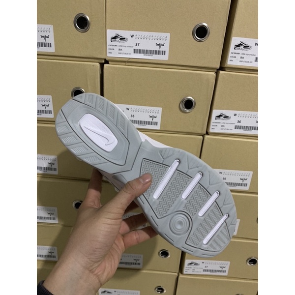 Giày thể thao nam nữ M2k full trắng