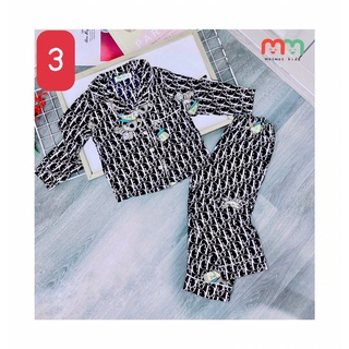 Đồ bộ dài tay bé trai chất lụa mango nhập cao cấp mềm mịn nhẹ mát