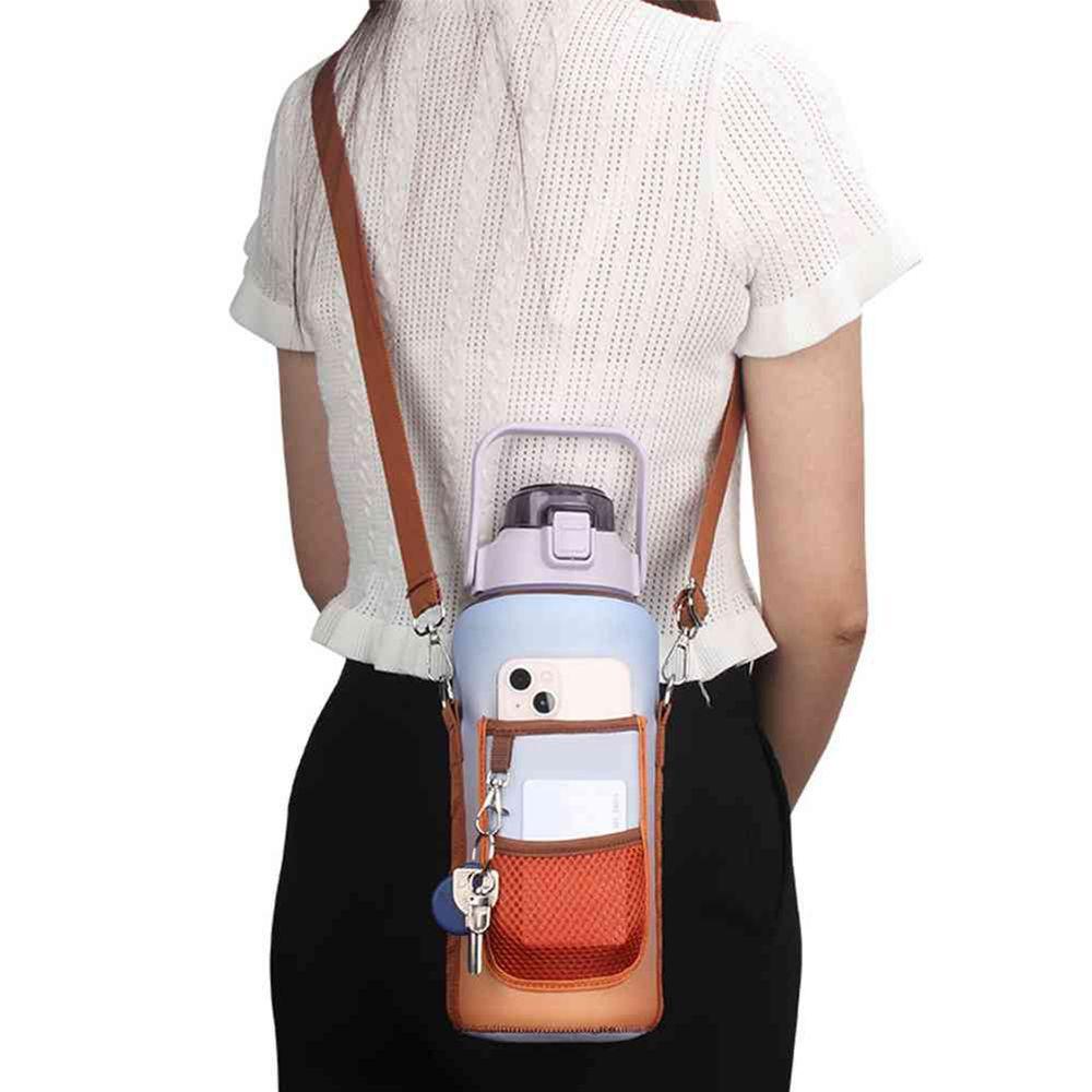 Túi Đựng Bình Nước / Điện Thoại Di Động 1 Ngăn Cách Nhiệt Tiện Dụng Mang Theo Cắm Trại