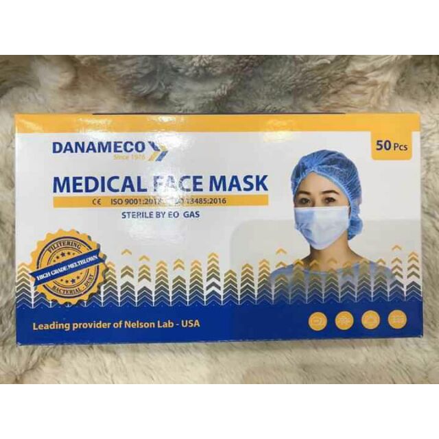 MẶT NẠ ĐÃ TIỆT TRÙNG DANAMECO - 50 chiếc