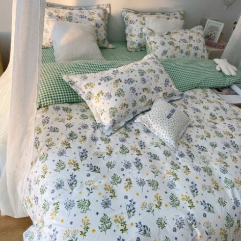 Bộ cotton poly Hoa Nhí Mới
