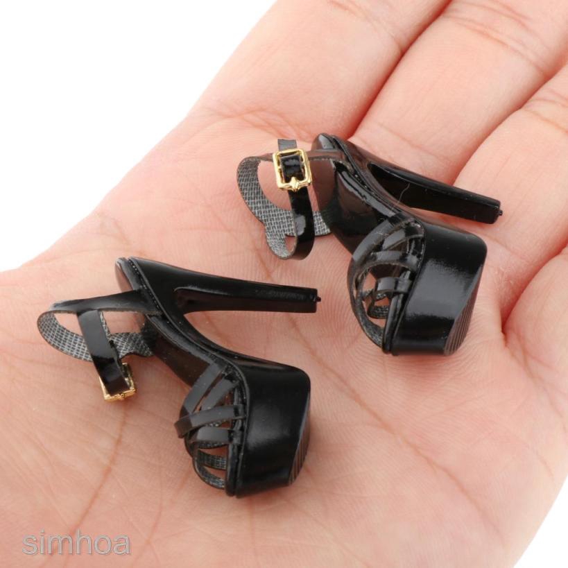 Giày Boot Cao Gót Tỷ Lệ 1: 6 Dành Cho Búp Bê 12 Inch