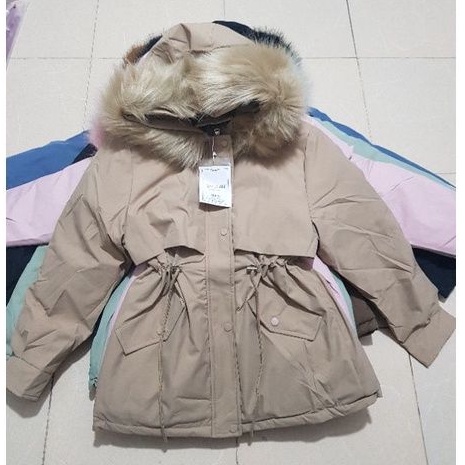 (SẴN SLL ÁO PHAO - Parka nữ MŨ LÔNG DÁNG HÀN MẪU MỚI NHẤT 2022 ,CHUẨN HÀNG QUẢNG CHÂU.