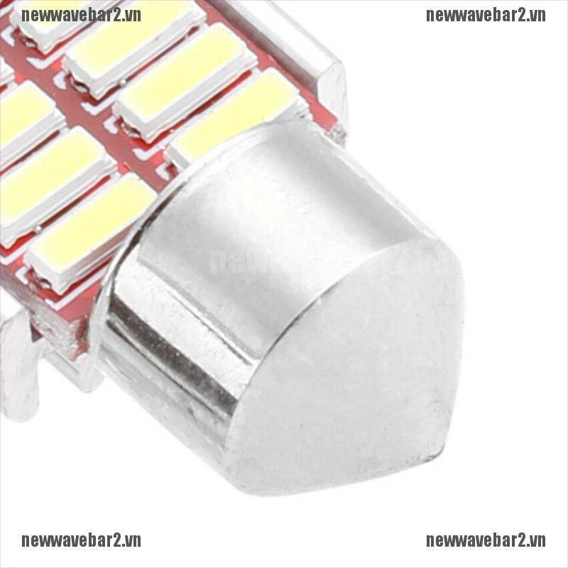 Bộ 2 Đèn Led 31mm 4014 12smd Chất Lượng Cao Cho Xe Hơi