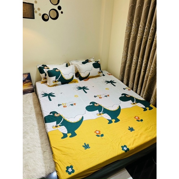 Bộ ga gối có kèm vỏ gối ôm🪴 cotton poly dễ thương mềm mịn mát có nhiều kích cỡ có cả vỏ gối ôm