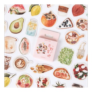 HỘP STICKER 46 TẤM CHỦ ĐỀ THỨC ĂN | MST330