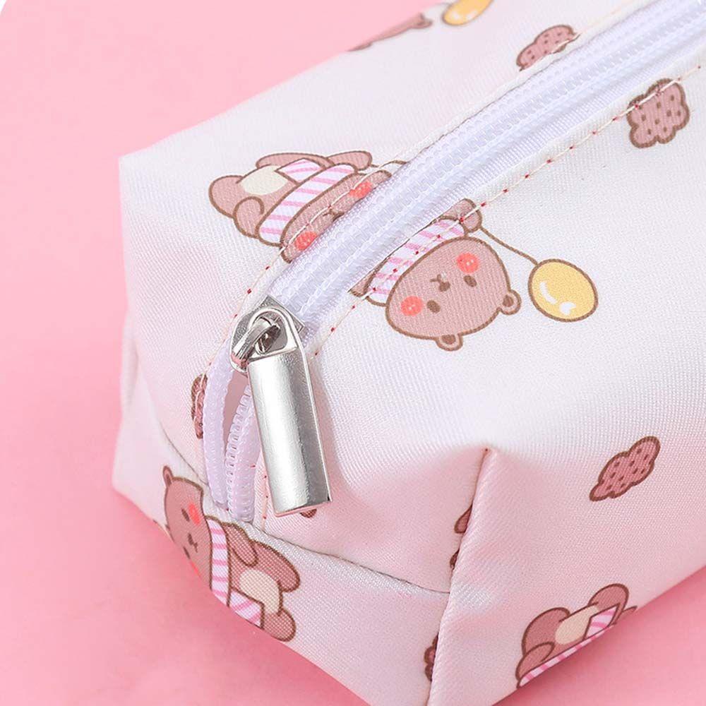 Bóp Viết Vải Canvas Dễ Thương Phong Cách Hàn Quốc
