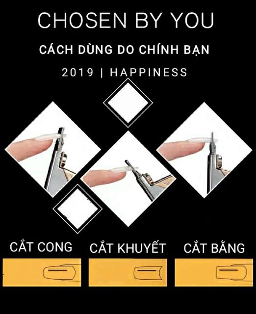 Kìm cắt móng giả Inox