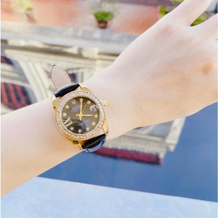 Đồng hồ nữ Rolex viền kim cương đẳng cấp quý cô siêu sang chảnh