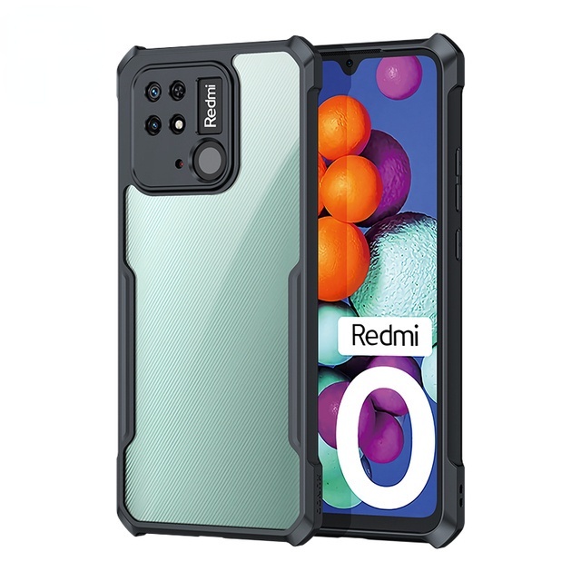 Ốp Điện Thoại Acrylic Trong Suốt Chống Sốc Cho Xiaomi Redmi 10C 10 Note 11 11S 10 11T K50 Pro Poco X3 M3 M4Pro