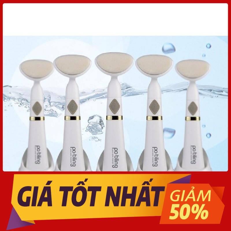 Máy rửa mặt Pobling ( tặng kèm pin ) - máy rửa mặt habalan pobling Hàn quốc – máy massage mặt nâng cơ