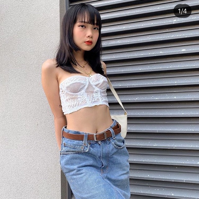 CORSET TRẮNG KHÔNG DÂY
