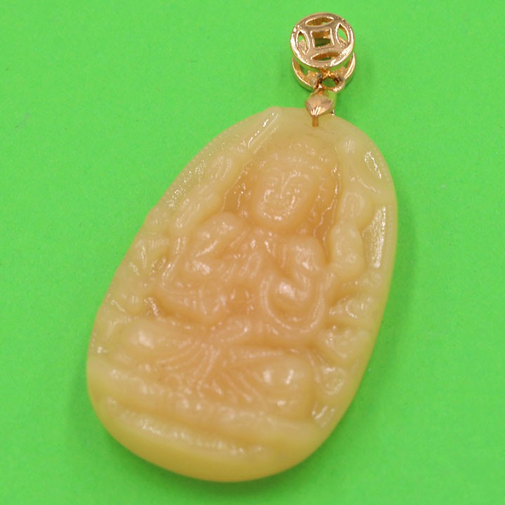 Mặt dây chuyền Phật Thiên Thủ Thiên Nhãn vàng 4.3 cm MTVO8