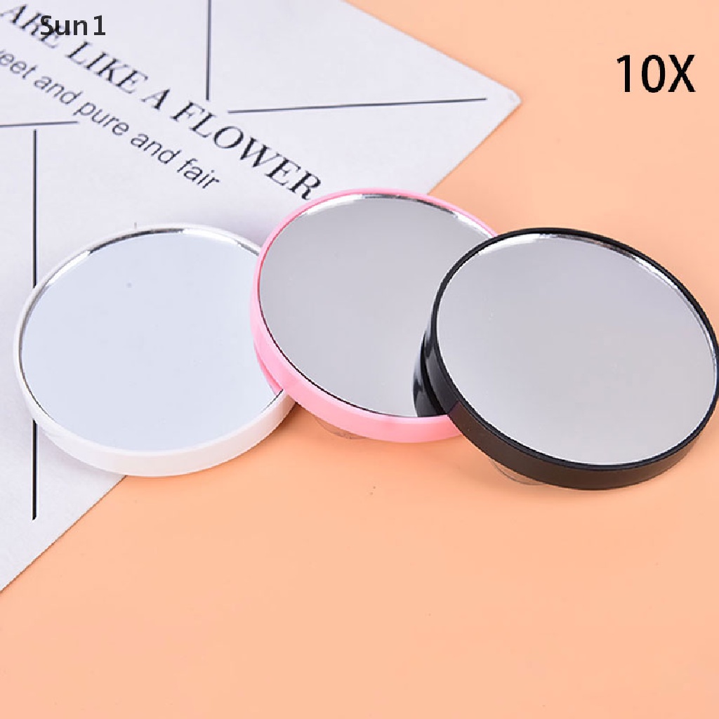 Gương Trang Điểm Phóng Đại 5X 10X Có Hai Giác Hút Tiện Dụng