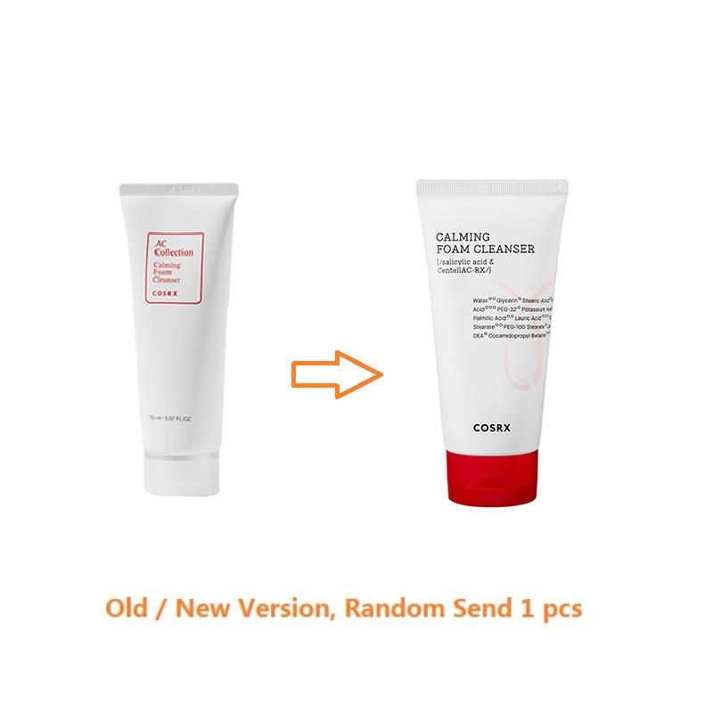 Sữa Rửa Mặt Tạo Bọt Chiết Xuất Rau Má và 0.5% BHA COSRX AC Collection Calming Foam Cleanser 50ml+150ml