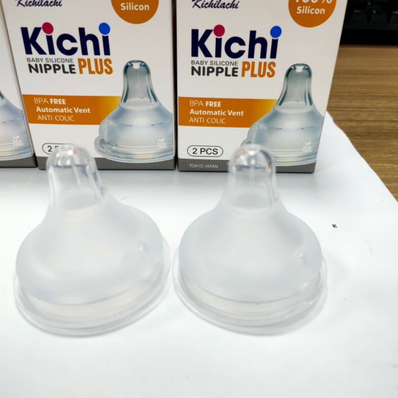 Núm ty kichi  cổ rộng , cổ hẹp hộp 2 cái