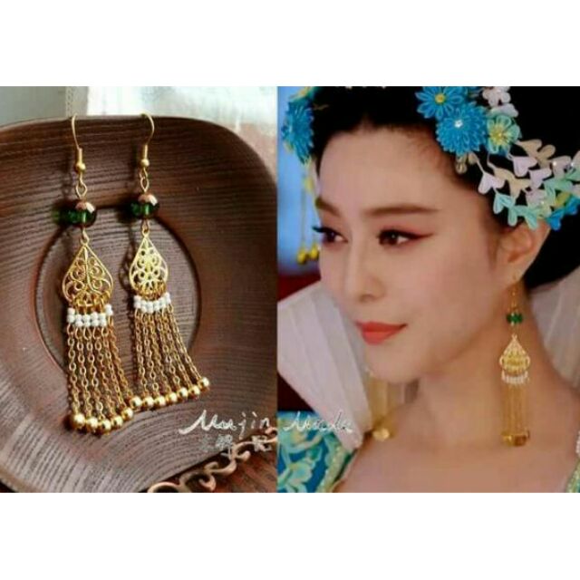 3 mẫu khuyên tai võ tắc thiên cổ trang